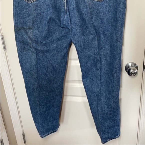 donated … Final Price 100% Cotton Big Mans Blue Denim Jeans 46x30 Work Jeans - Picture 7 of 11